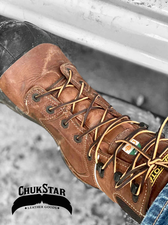 High Strength Leather Boot Laces - ChukStar Leather